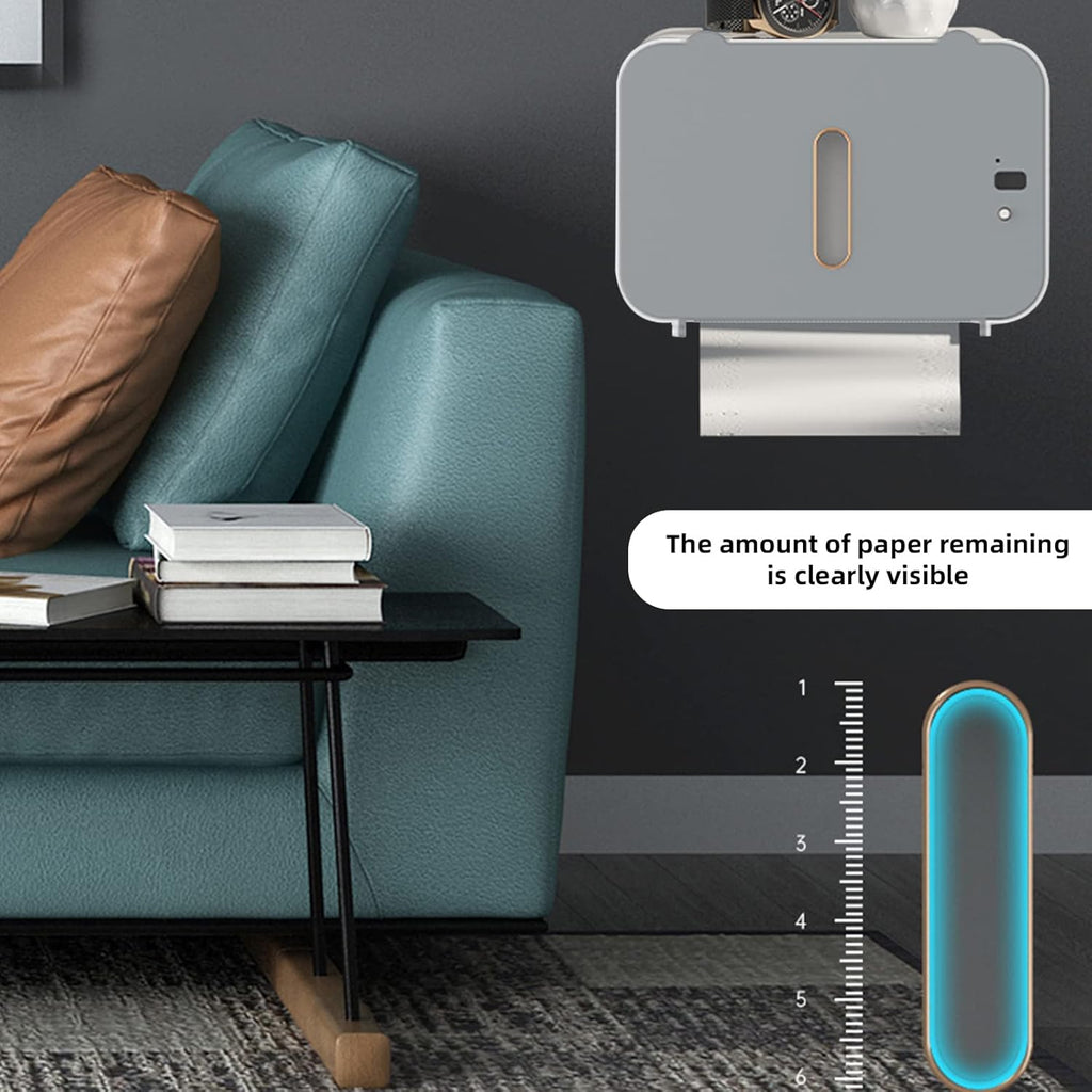 Automatic Toilet Paper Dispenser touchless Wall Mount, Commercial Toilet Paper Holder Dispenser