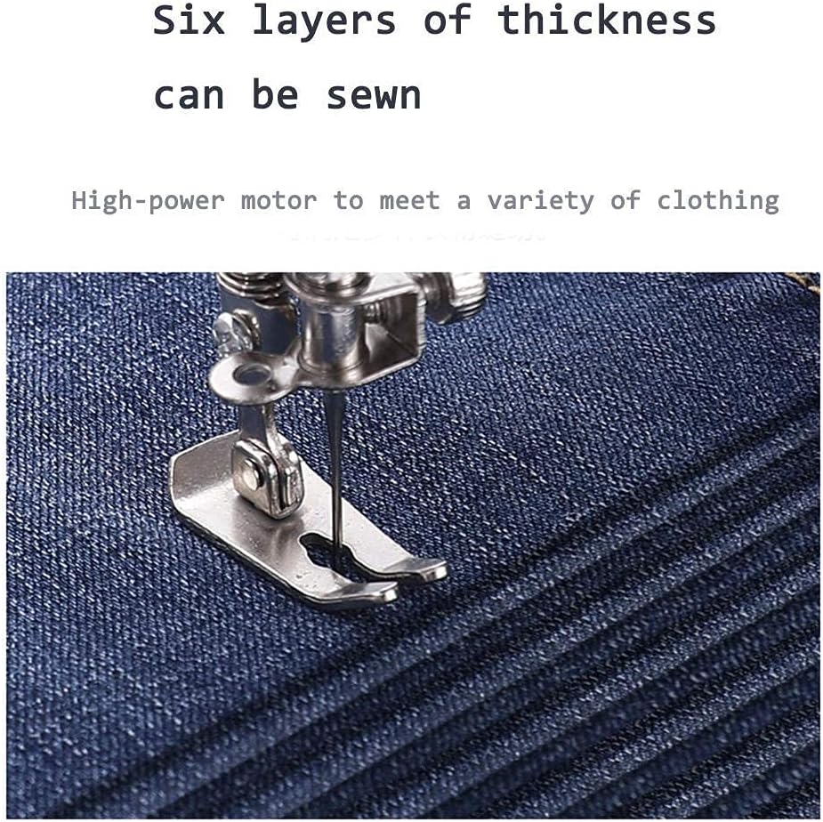 ماكينة خياطة صغيرة محمولة، ماكينة خياطة كهربائية مع دواسة قدم