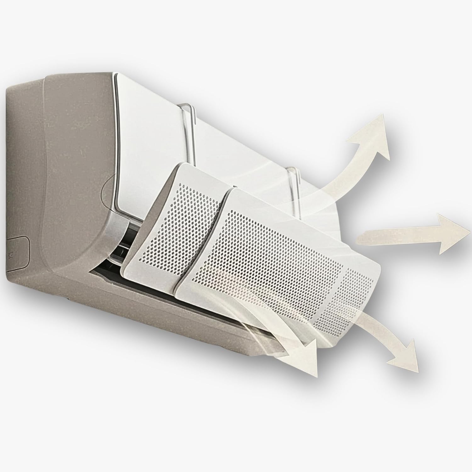 Retractable Air Vent Deflector,Universal Portable Air Conditioners Anti-Wind Baffles,Air Vent Anti Direct Blowing
