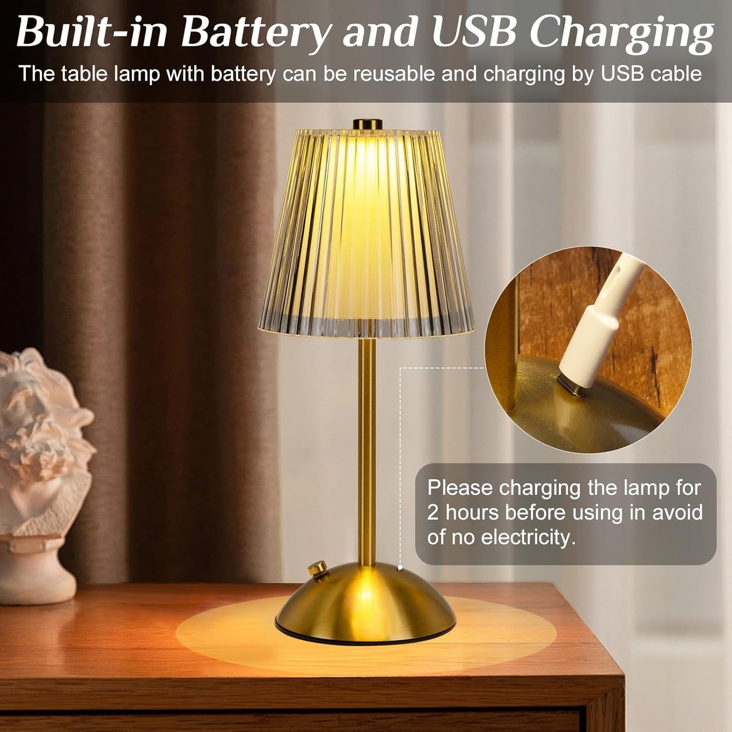 Led Table Lamp with Touch Sensor