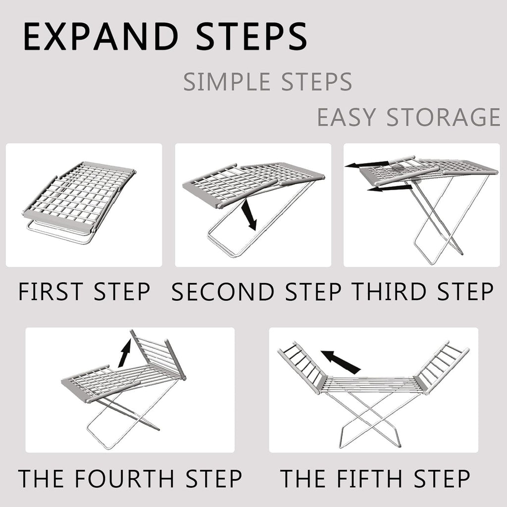 Electric Clothes Airer Dryer Rack heated drying rack for clothes