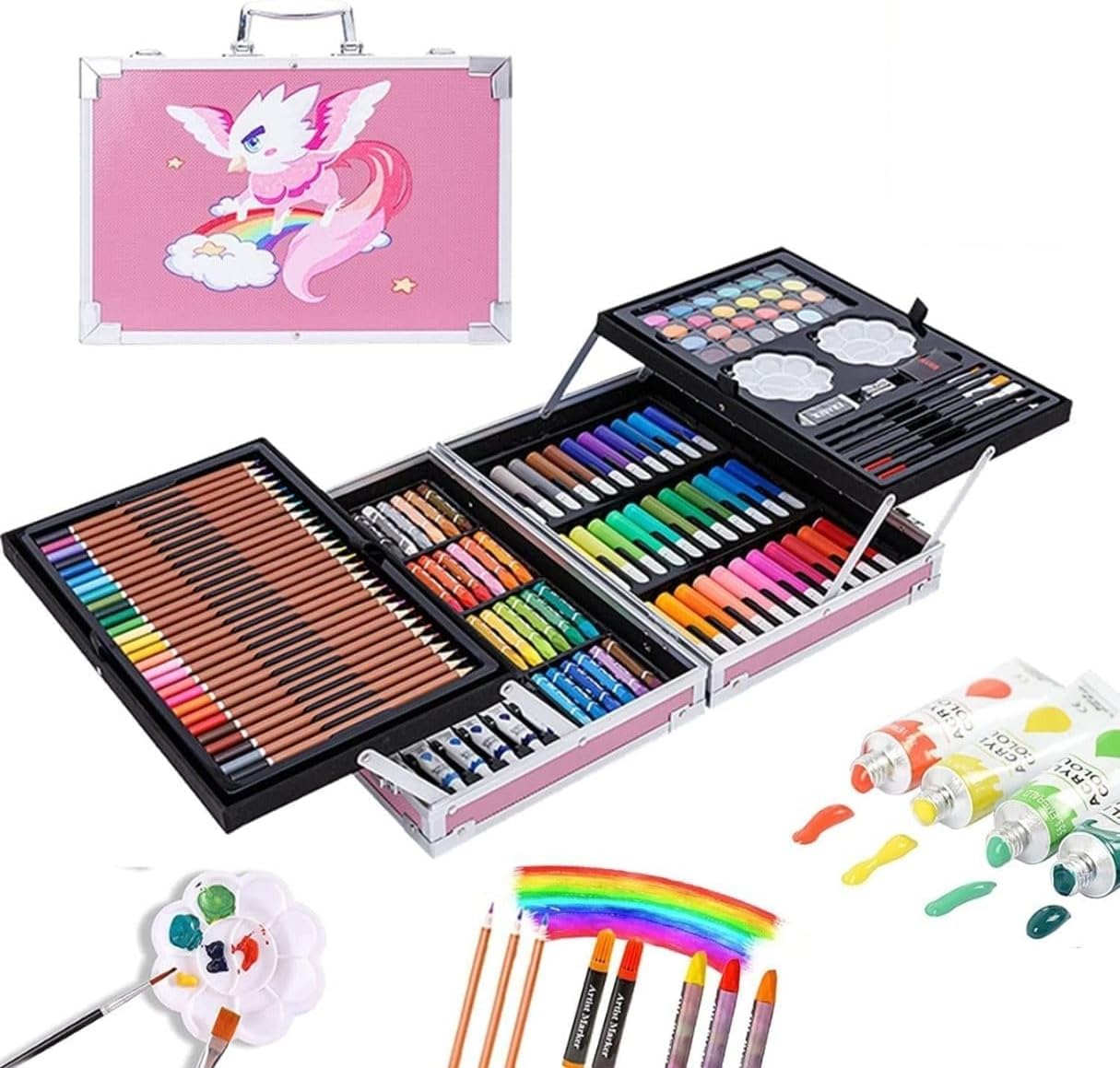 Artist Color Set – Unicorn Color Box with Multiple Coloring Kit