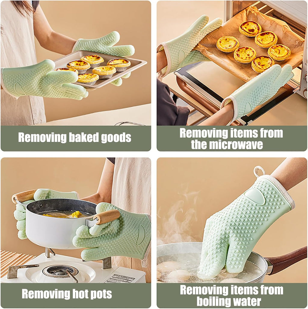 Heat Resistant Waterproof & Non-Slip Oven Mitt 1 pc