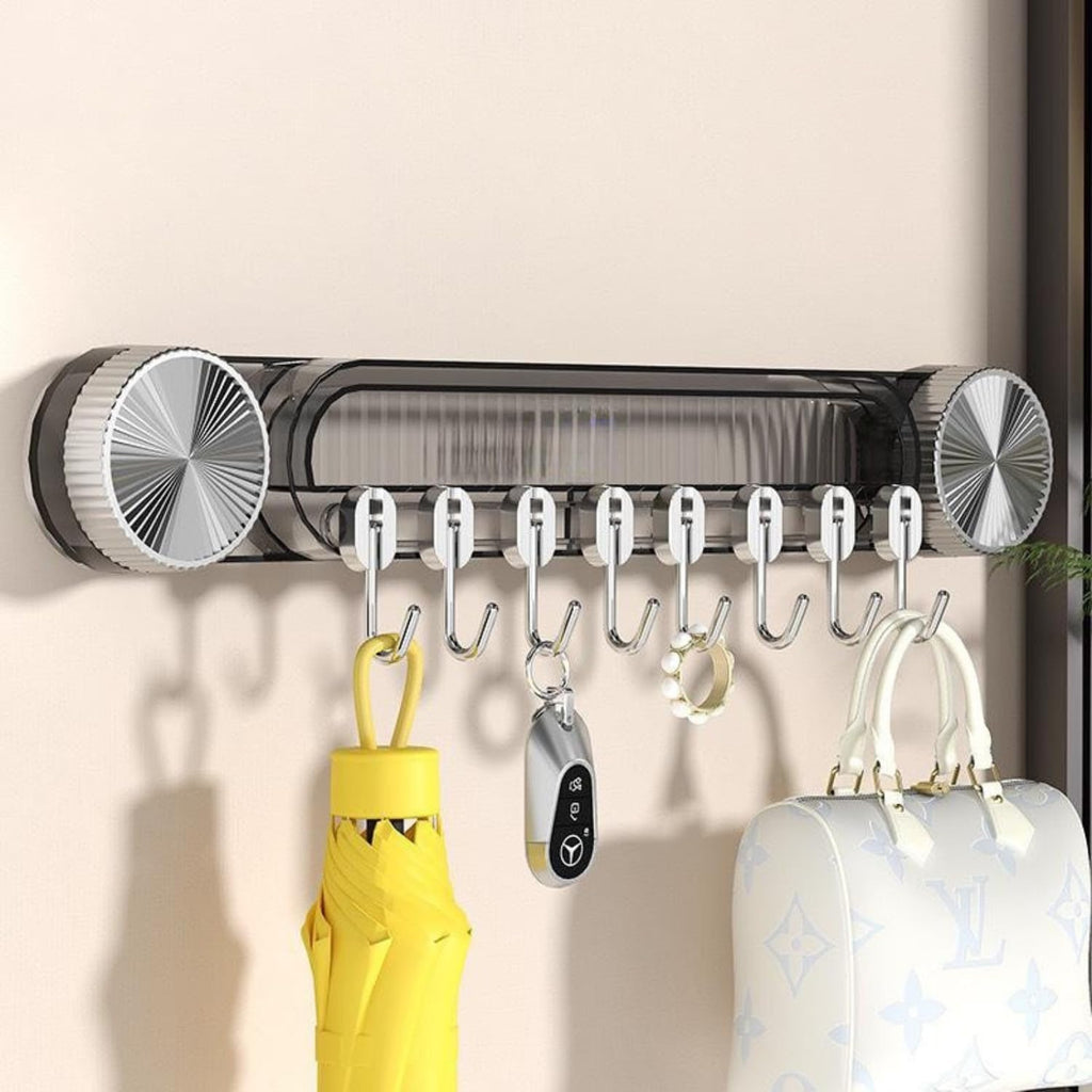 Wall-Mounted Multi - Purpose Rack with Hooks