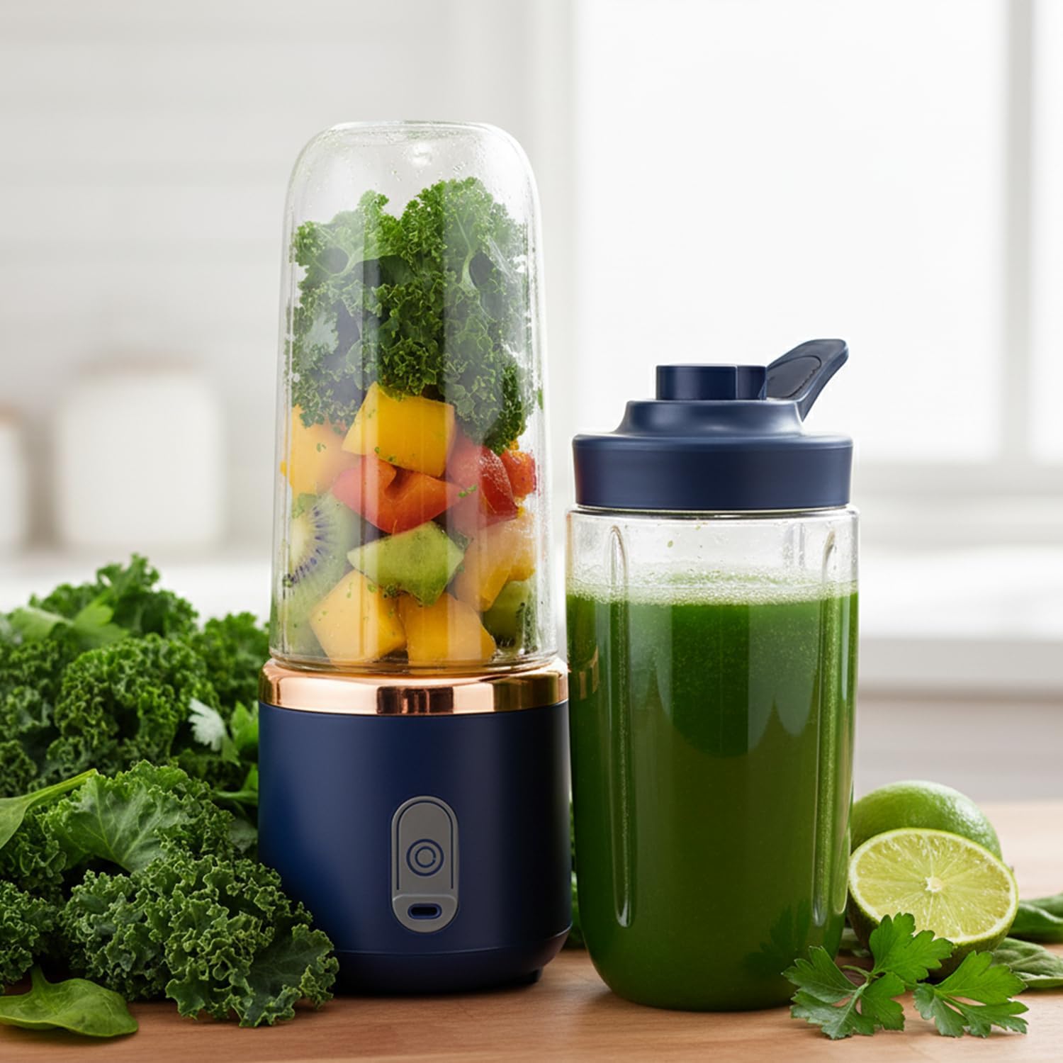USB Rechargeable Portable Blender & Electric Juicer