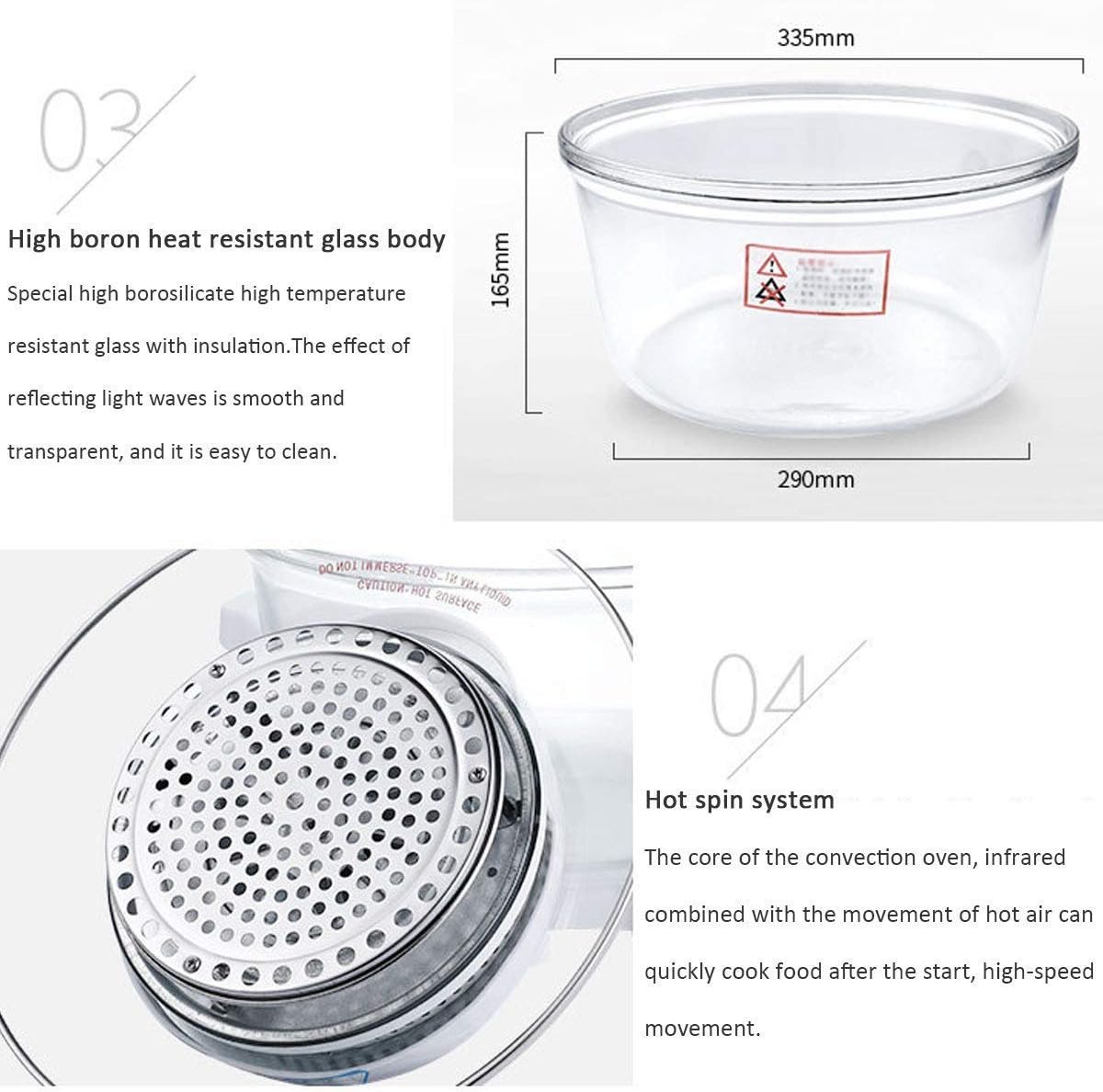 smart smokeless 12 Liters electric fryer  1300W