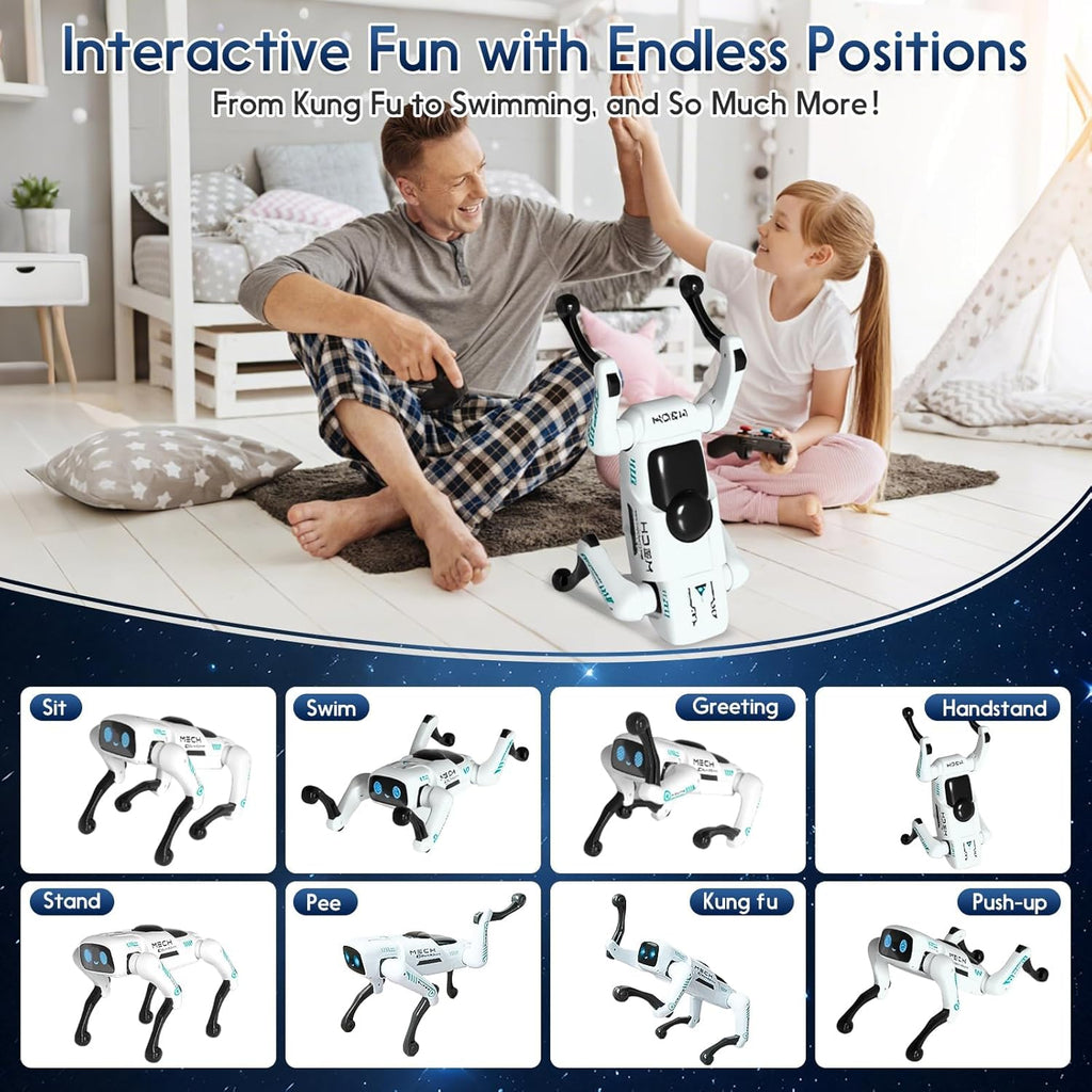 كلب آلي ذكي مزود بتحكم صوتي للأطفال