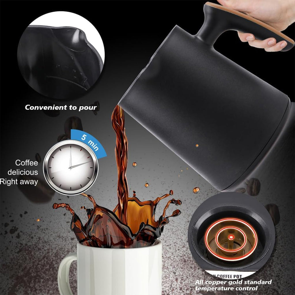LAC Turkish Coffee Maker, 300ml capacity – Fast brewing, 600W power