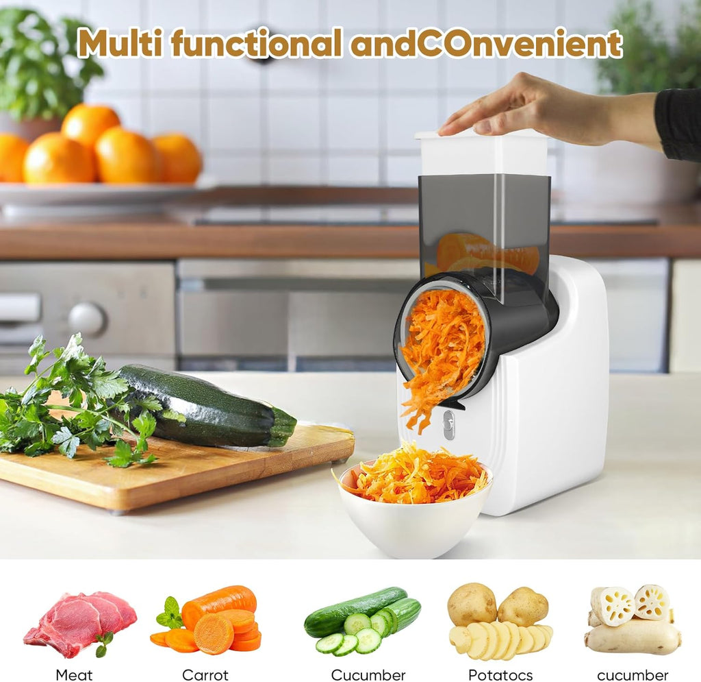 Electric vegetable fruit cutter slicer