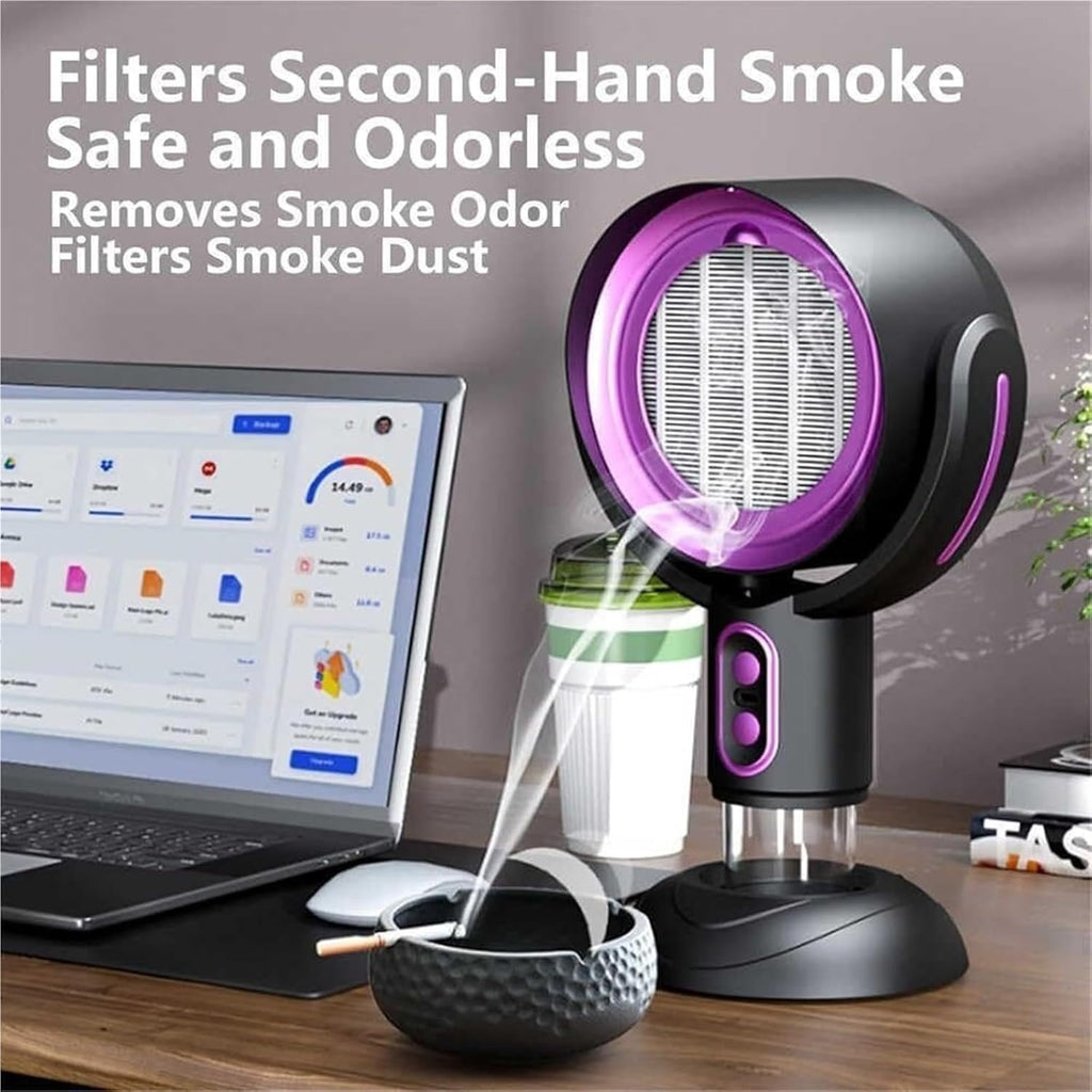 Smoke purifier, smoke fan for indoor smoking, portable air purifier, high fan for smoking
