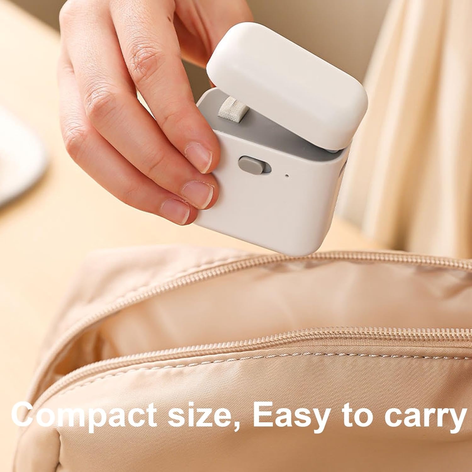 Mini Bag Sealer, Snack Sealer, Mini Bag Heat Sealer, USB Interface, Snack Bags, Cookies, Pet Food