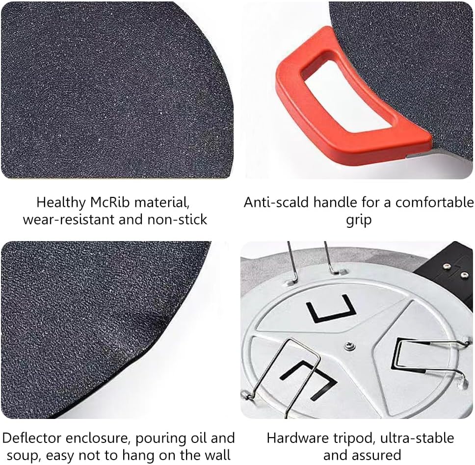 شواية كهربائية بدون دخان من راف، صينية خبز، مقلاة غير لاصقة، صانعة فطائر