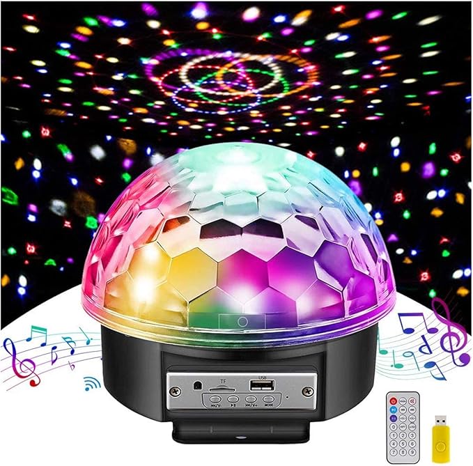 LED Crystal Magic Ball Light - Disco Light