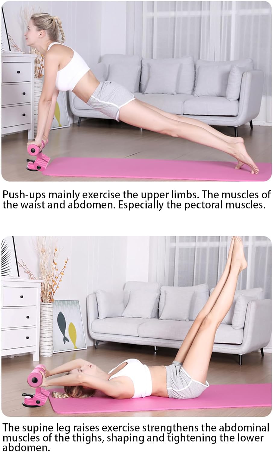 Sit Up Foot Holder for Floor Suction Cup Muscle Training Equipment