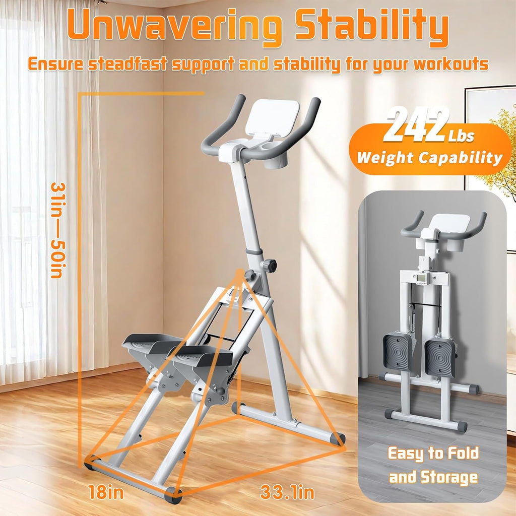 جهاز صعود السلالم - جهاز تسلق للتمرين المنزلي - جهاز تسلق للتمارين الهوائية