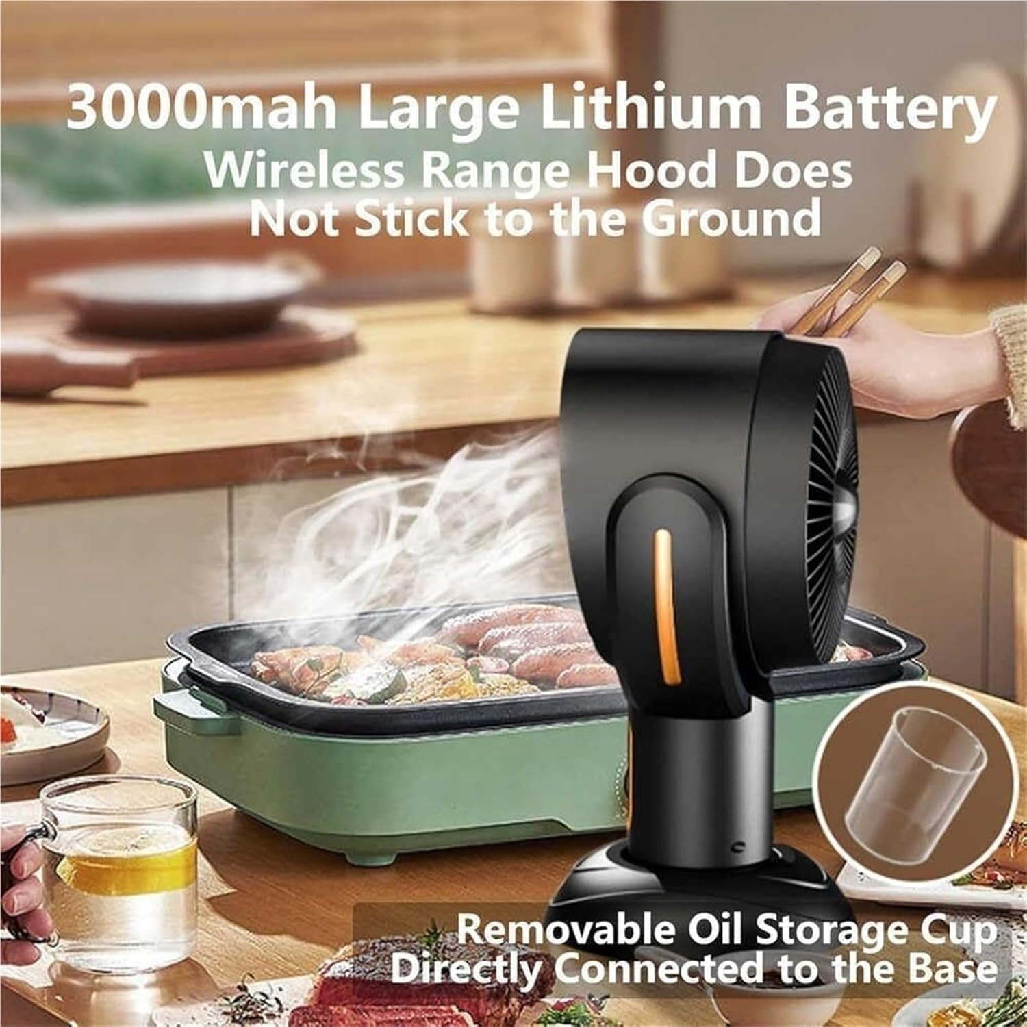 Smoke purifier, smoke fan for indoor smoking, portable air purifier, high fan for smoking