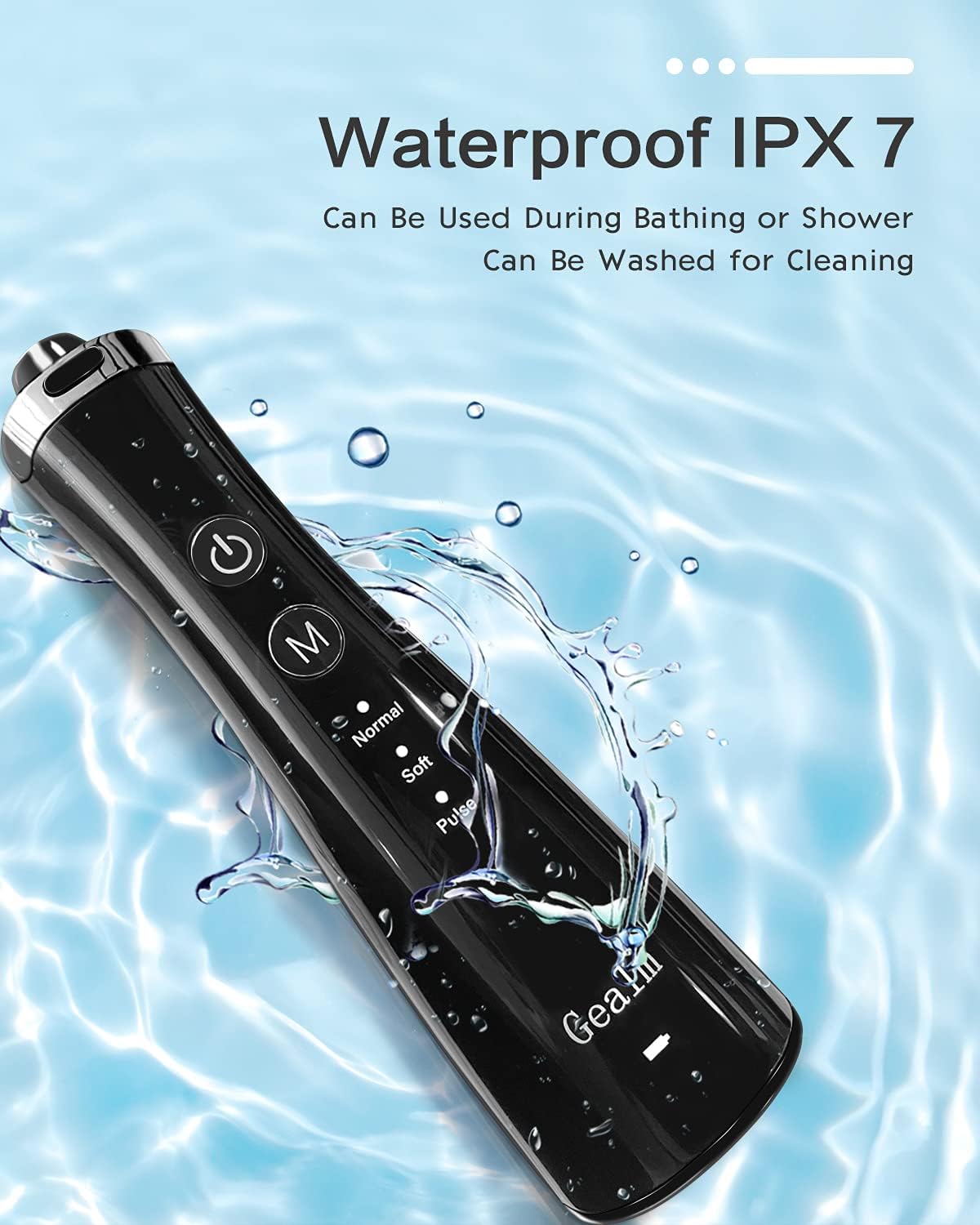 جهاز تنظيف الأسنان بالماء اللاسلكي بأربعة أوضاع لتنظيف الأسنان