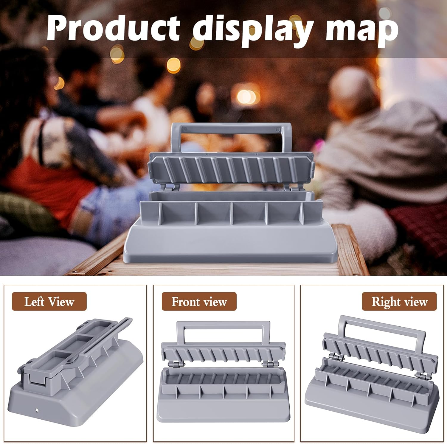 Large Grey Plastic Kebab Press: Kebab Machine –Manual Kebab Mould