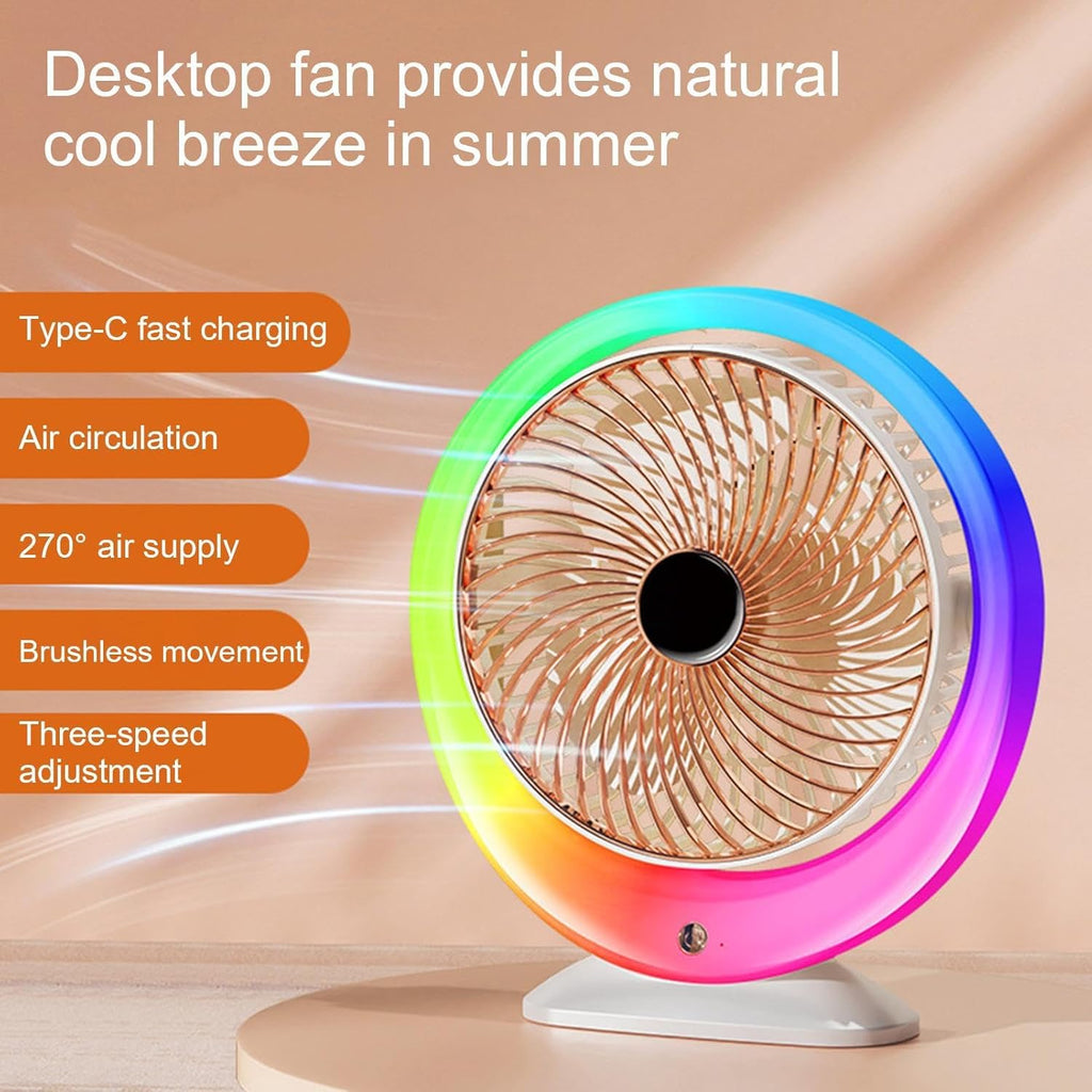 Rechargeable Small Desk Fan Rechargeable
