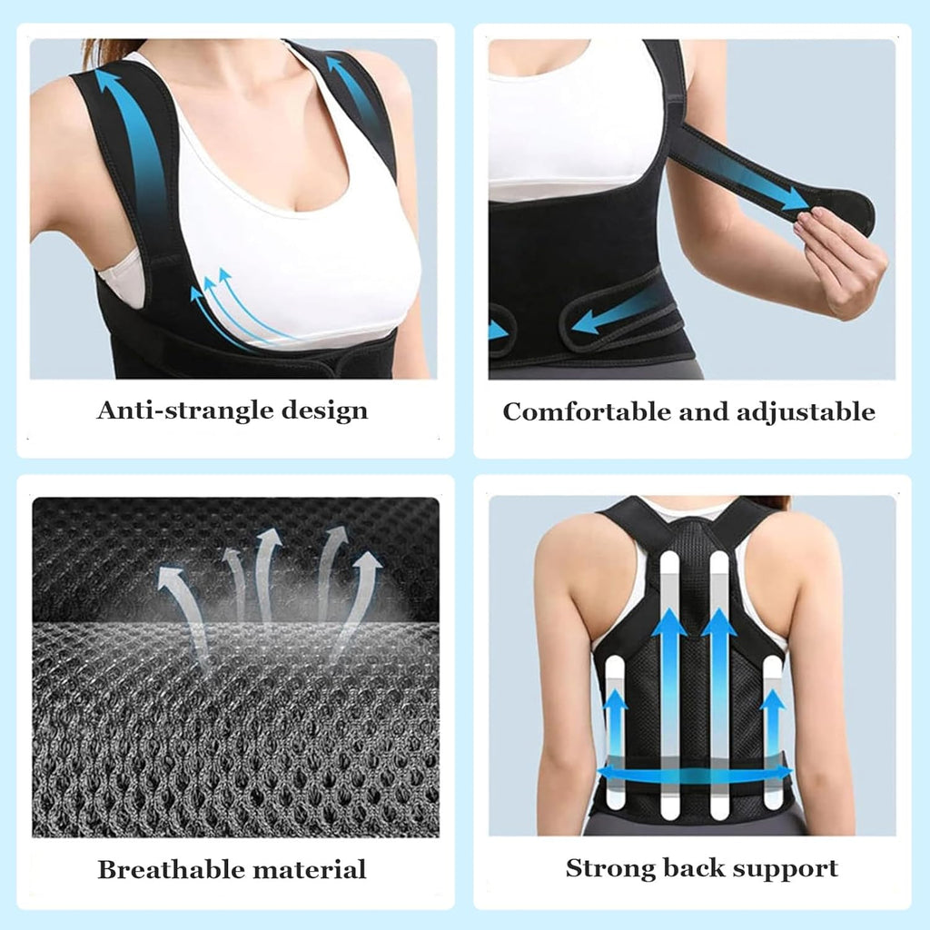 Posture Corrector Men Women Back Support Brace Belt