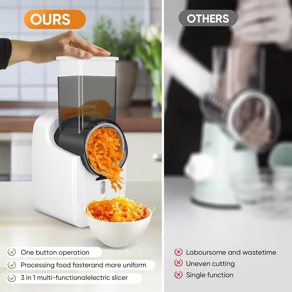 Electric vegetable fruit cutter slicer