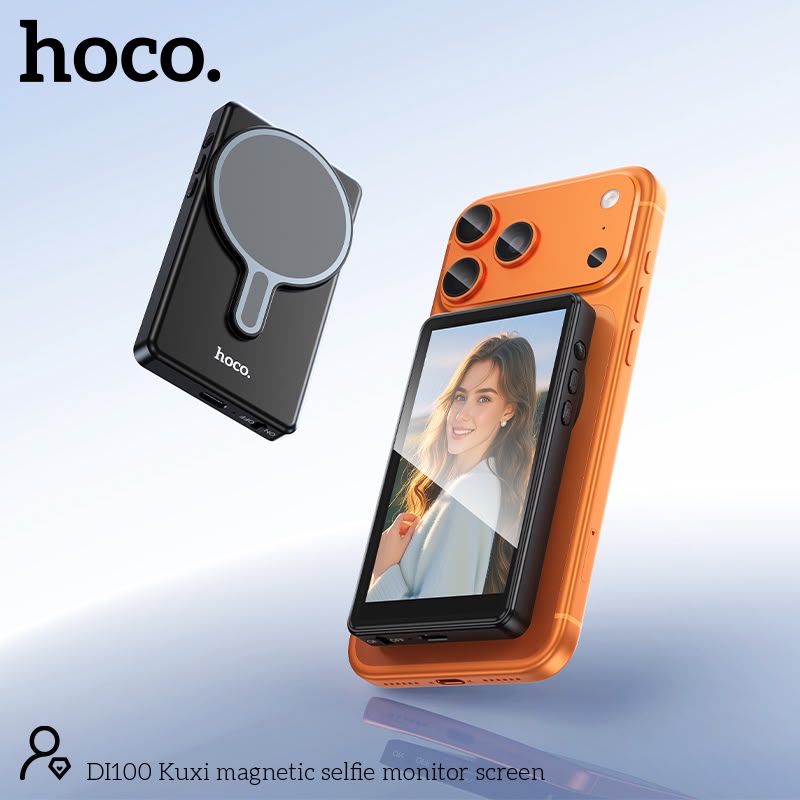 HOCO DI100 External Magnetic Vlog Selfie Screen for Phone