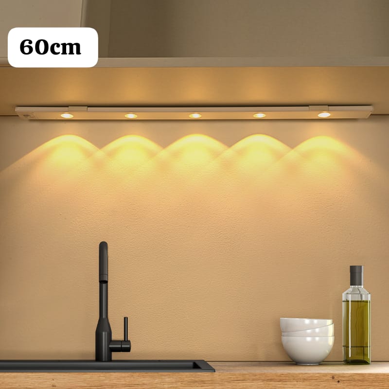 LED Cabinet Lights Motion Sensor Wireless Ultra Thin Night Light 60cm
