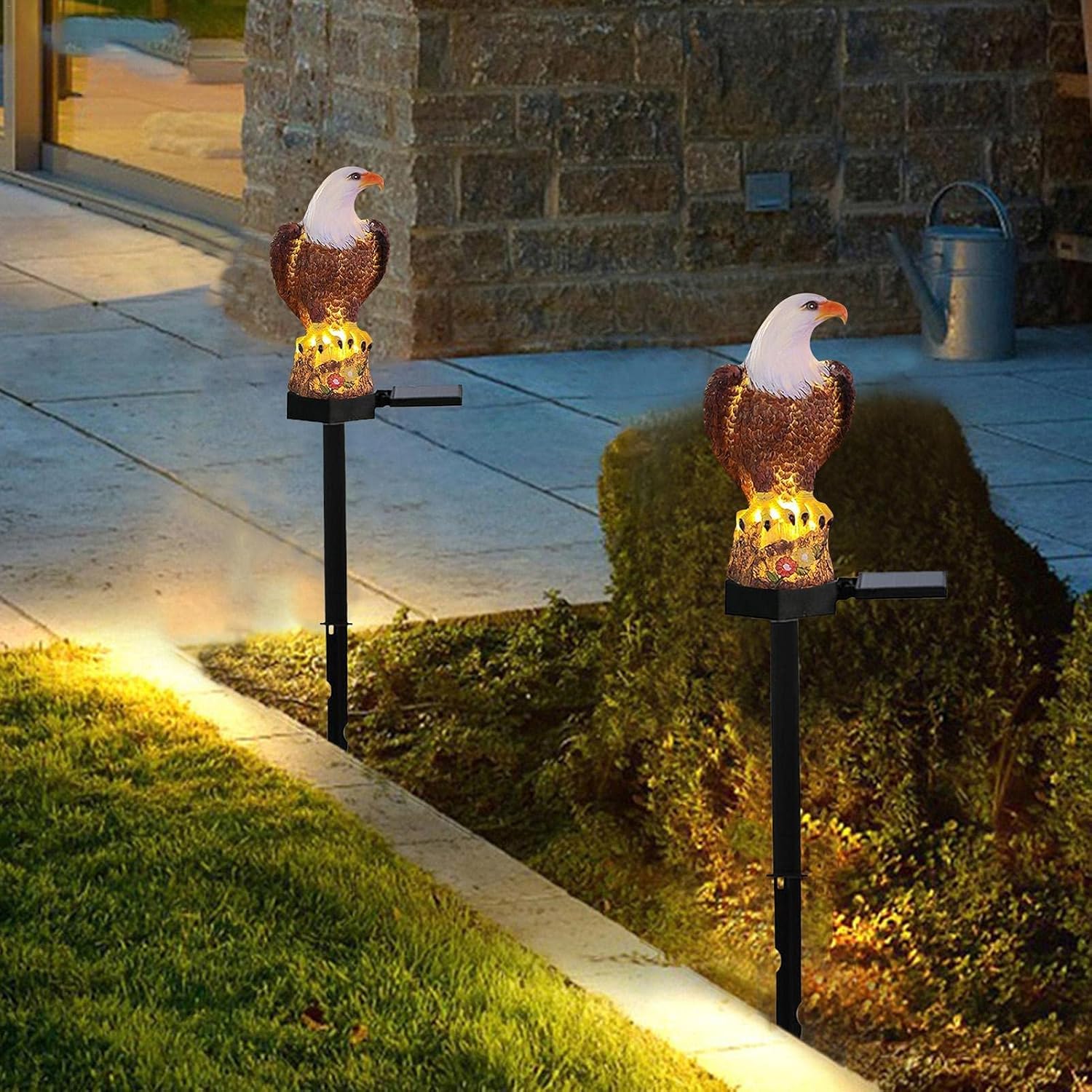 Solar Eagle Lawn Lamp, Solar Eagle Ground Plug Lawn Lamp Eagle Shape Light Eagle Decoration Lamp