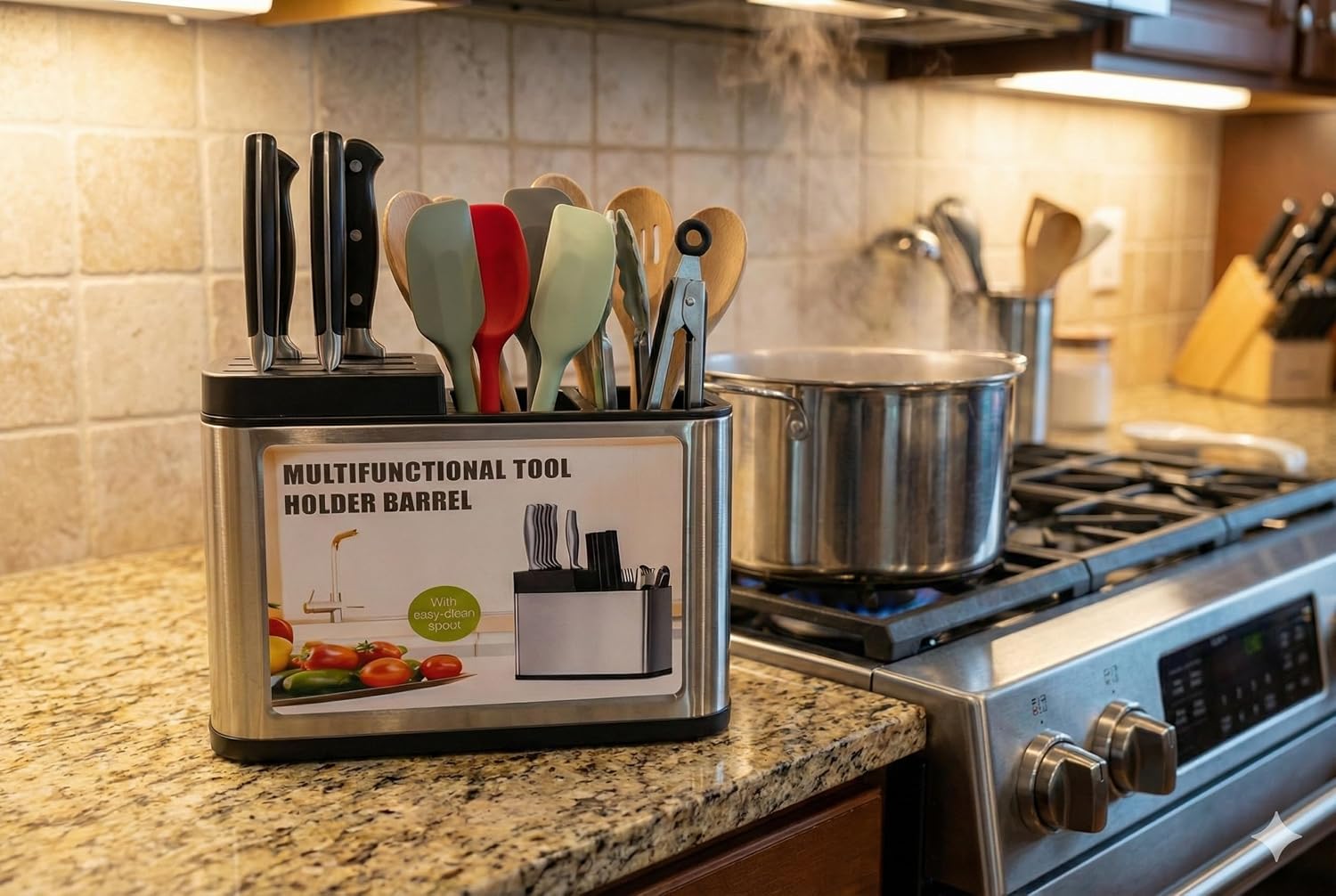 Stainless Steel Multifunctional Organizer