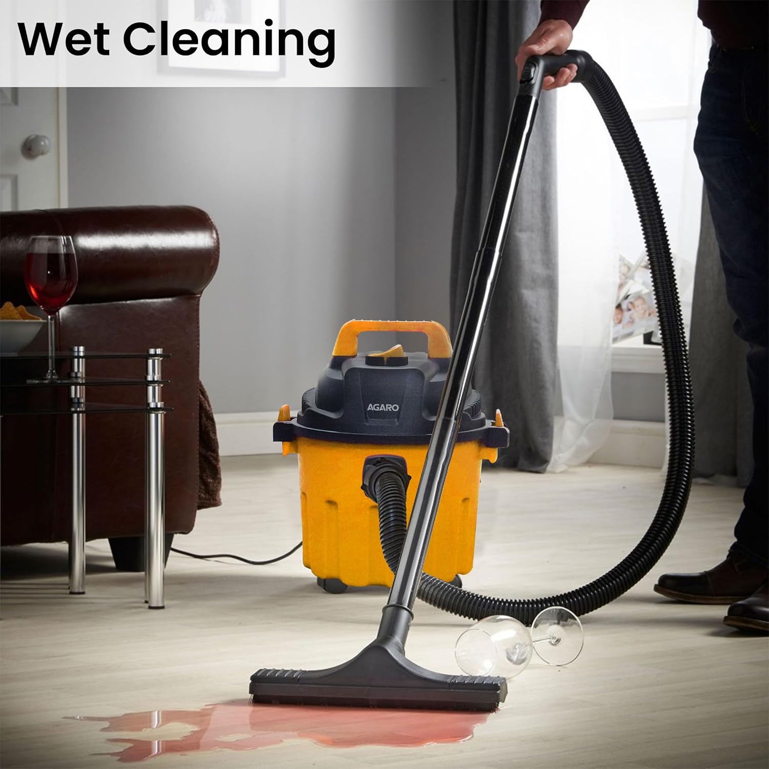 Rapid Vacuum Cleaner - 10 LTR 1000w Yellow