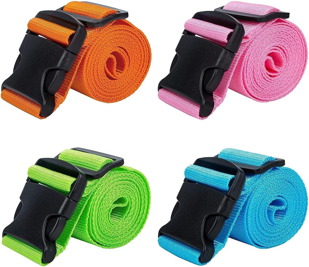 Adjustable Wide Luggage Straps Suitcase Belts 4pc