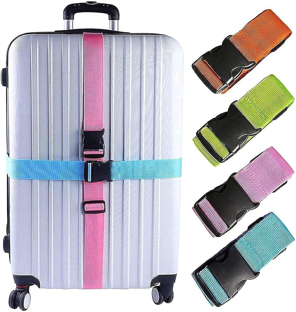 Adjustable Wide Luggage Straps Suitcase Belts 4pc