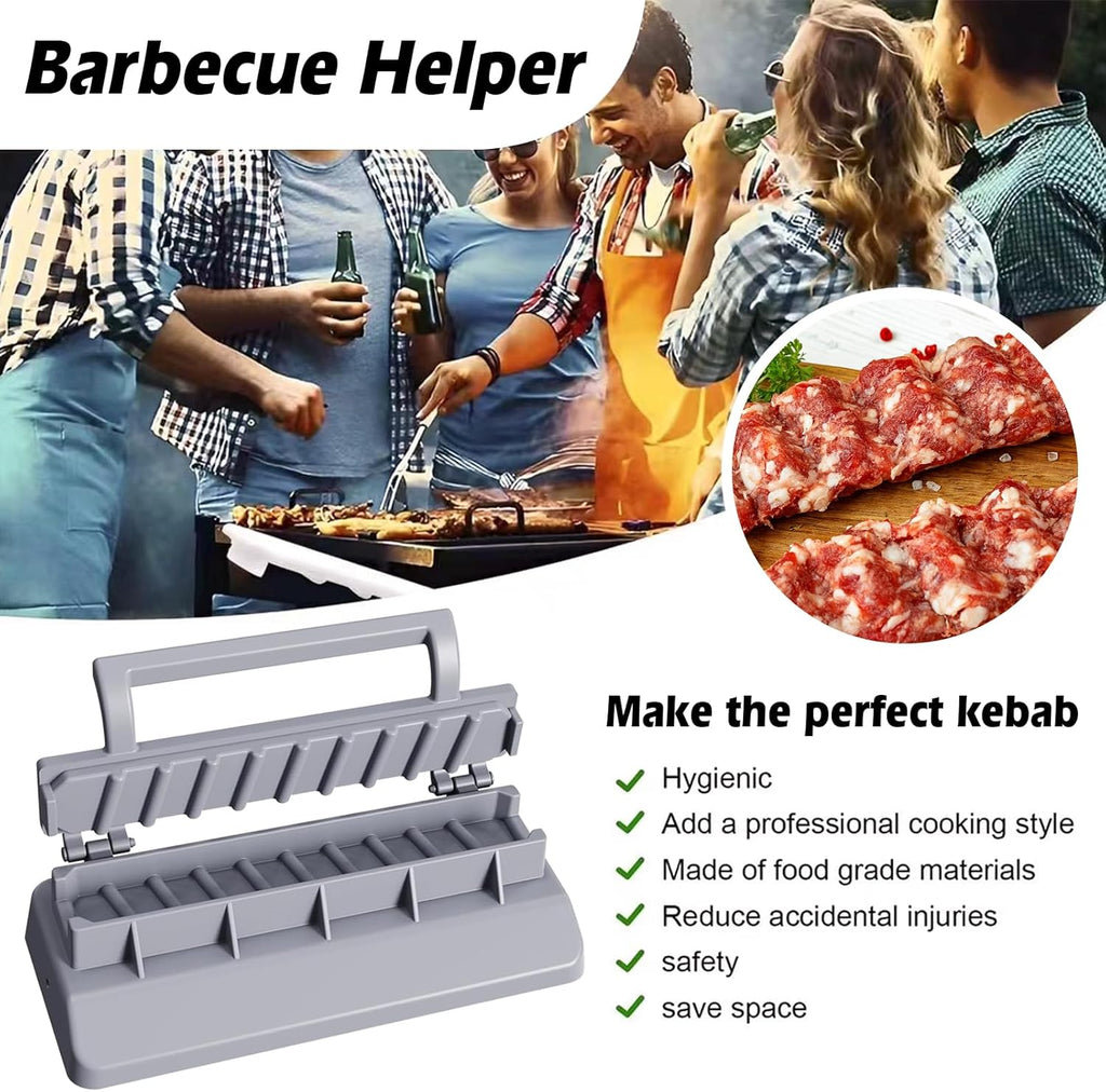 Large Grey Plastic Kebab Press: Kebab Machine –Manual Kebab Mould