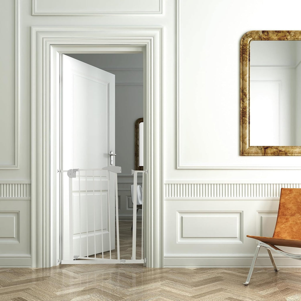 Clamp-on Door Guard for children Safety, White, 77-82 cm