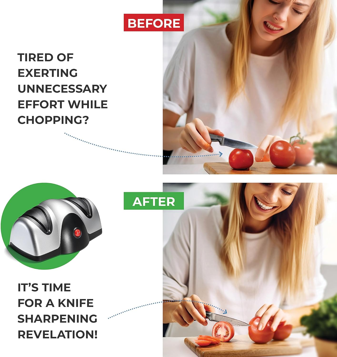 Electric Knife Sharpener Multifunction Fast Grindstone Electric 2 Stage Sharpener Knives Scissors Screwdrivers
