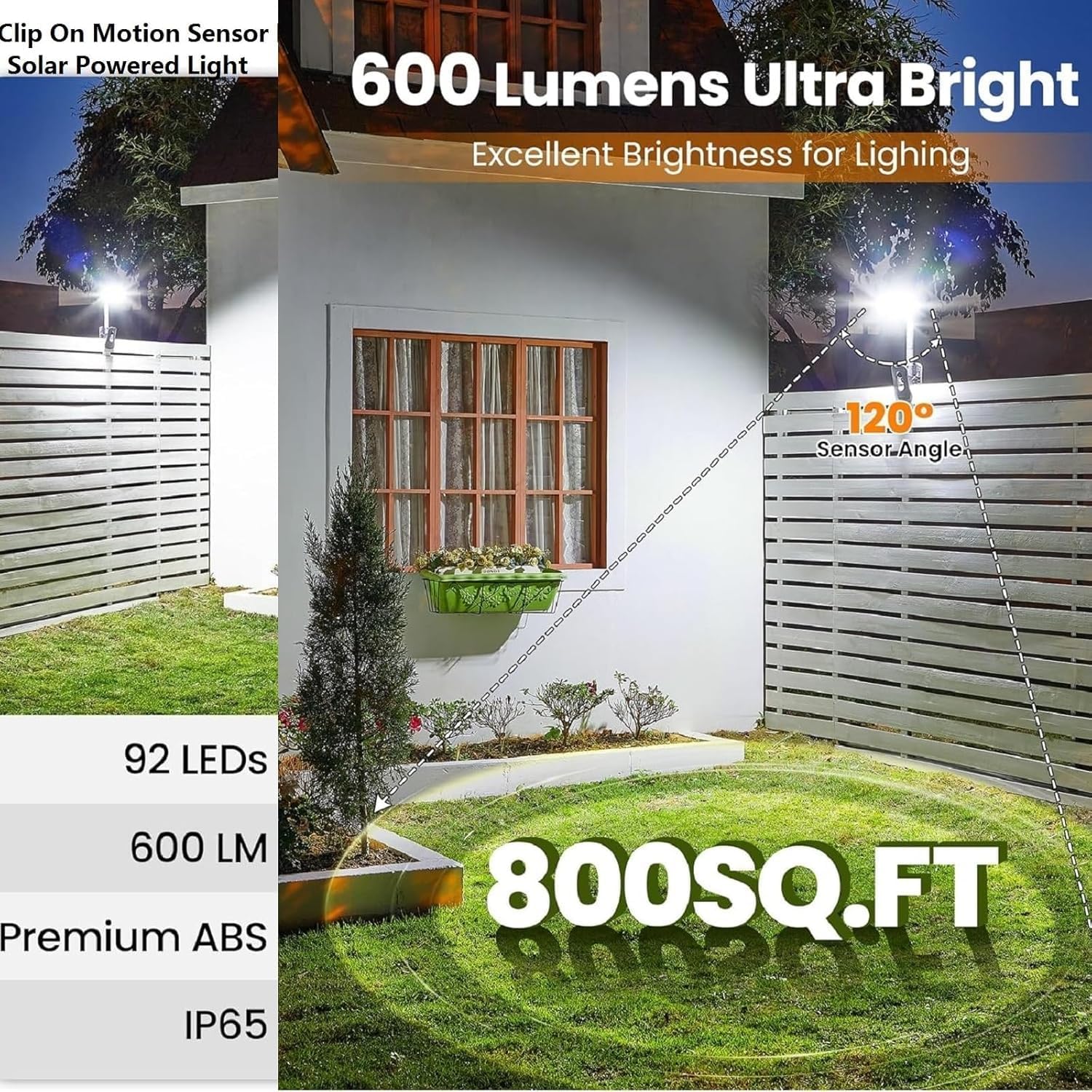 Solar Clip On  LED Lights
