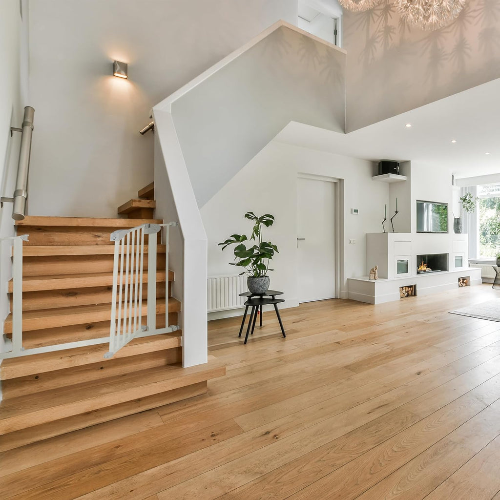 Clamp-on Door Guard for children Safety, White, 77-82 cm