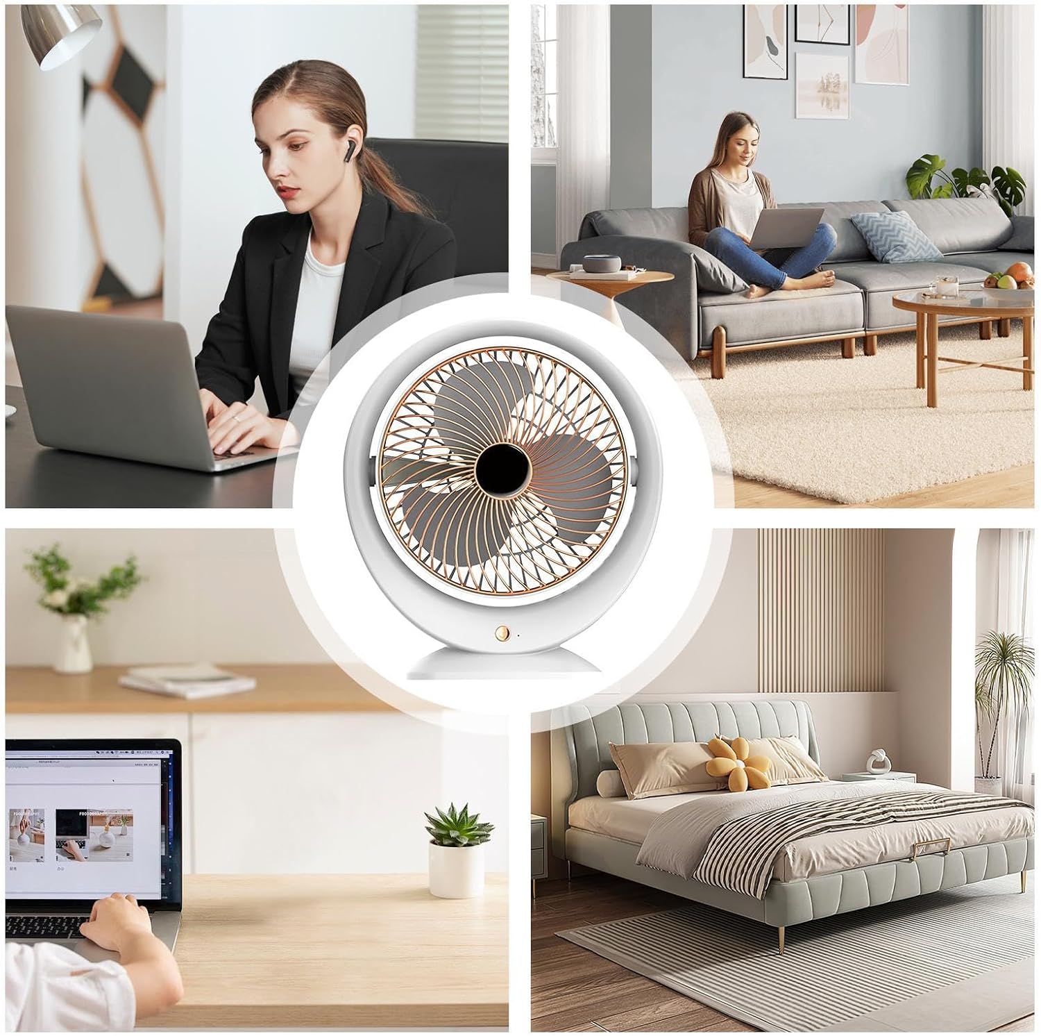 Rechargeable Small Desk Fan Rechargeable