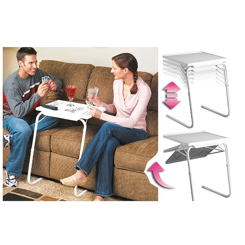 طاولة Tablemate المحمولة القابلة للطي ذات الارتفاع القابل للتعديل