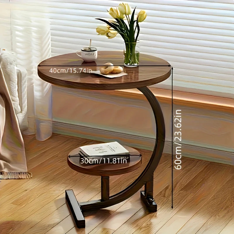 Creative Bedside Cabinet Simple Modern Small Bedside Table Two Layer Coffee Tables