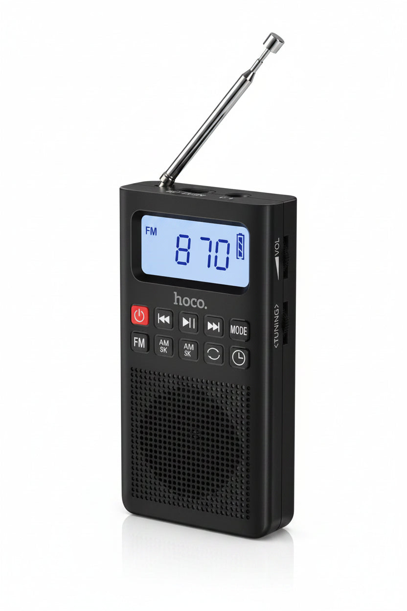 Hoco HI51 Portable Radio Bluetooth Speaker – 5W AM/FM USB/TF