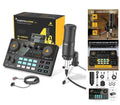 Maonocaster Maonocaster AU-AM200S1 Lite Portable All-In-One Podcast Production Studio With Microphone And Audio Interface for Podcast, Games