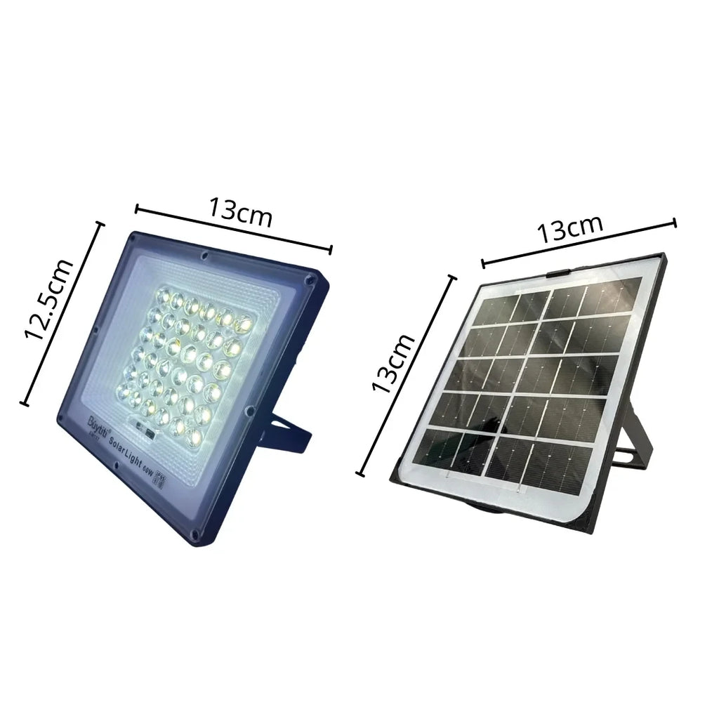 Buytiti EM137 60W Waterproof Solar Floodlight with Controller