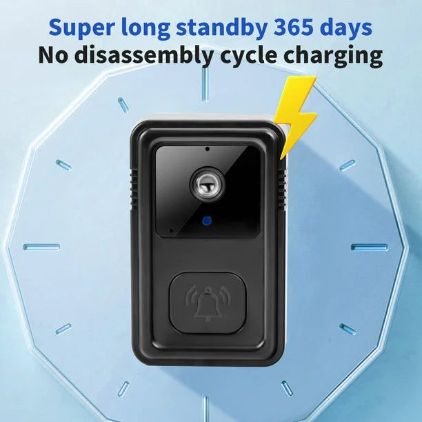 كاميرا جرس باب ذكي لاسلكي مزود بخاصية واي فاي