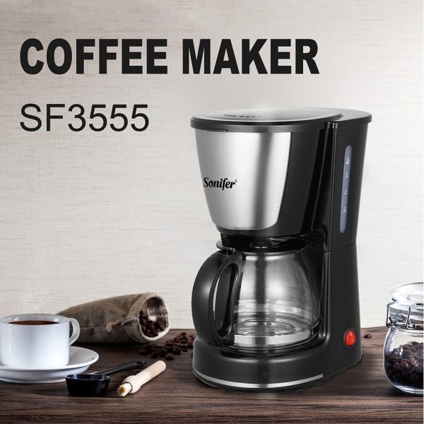 ماكينة صنع القهوة سونيفر SF-3533 بقوة 550 واط
