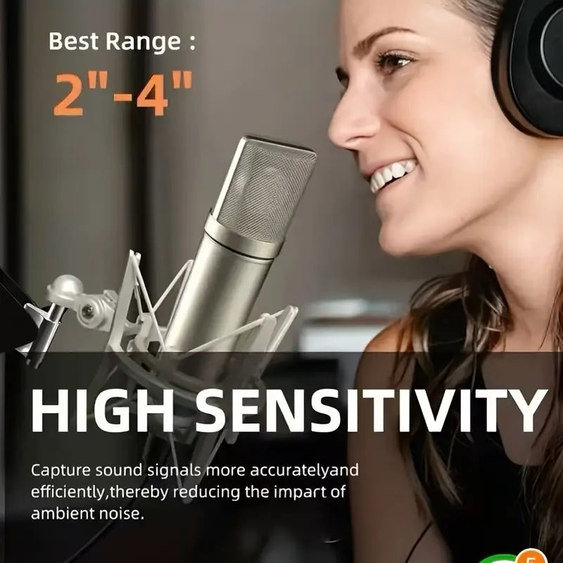 خلاط بطاقة صوت SX96 48V مع ميكروفون U87P للبث المباشر للكمبيوتر والغناء في الهواء الطلق وخلاط منزلي