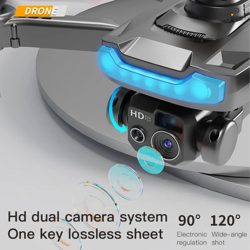 طائرة بدون طيار P15 احترافية بكاميرا مزدوجة عالية الدقة