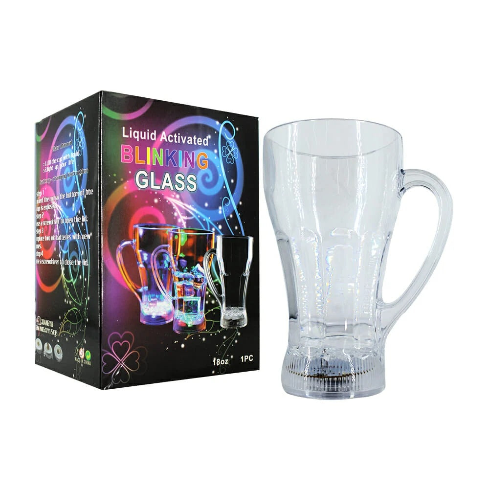 Led Flash Light Up Cups With Sensor Switch Glasses