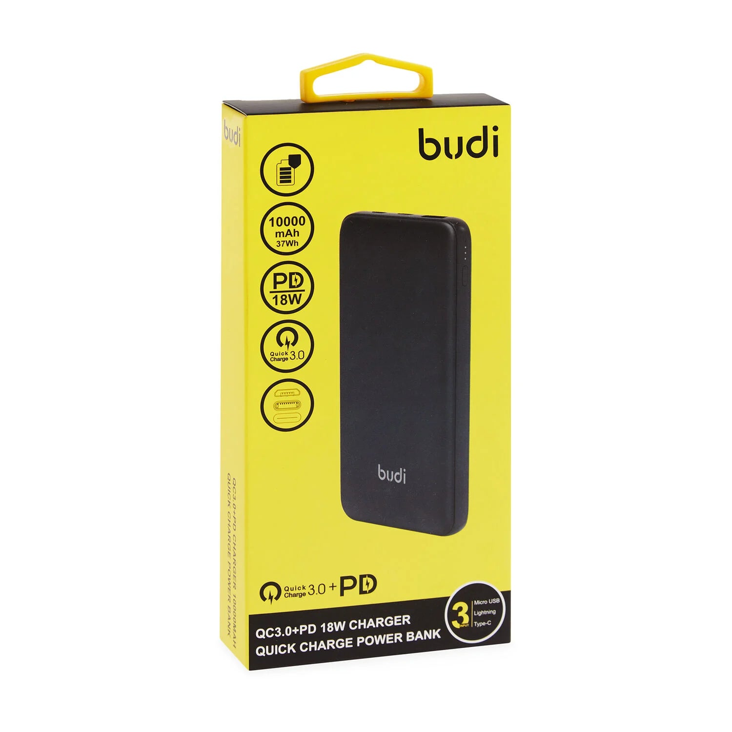 Budi Power Bank 10000mah 2 USB Fast charging