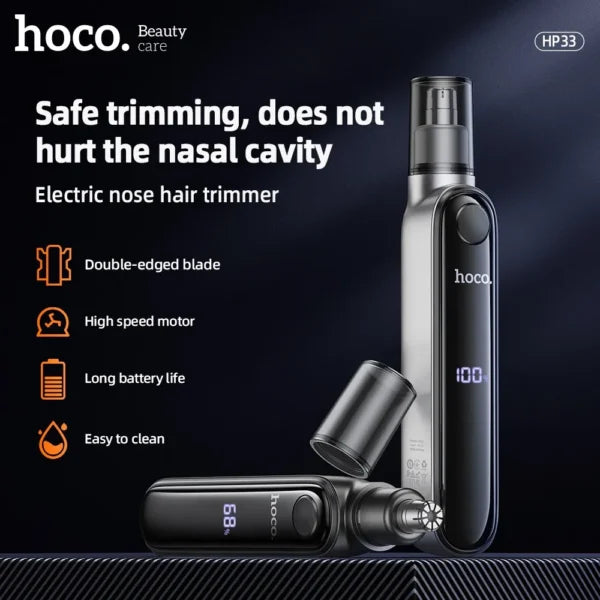 ماكينة تشذيب الأنف HOCO HP33 مع شاشة LED